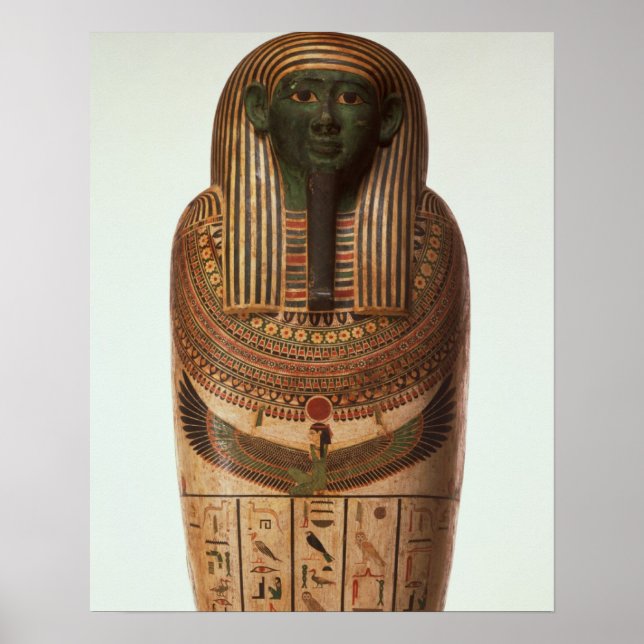 Ssarkofagus i Psamtik I (664-610 BC), sent per Poster (Framsidan)