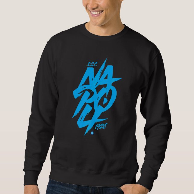 Ssc Napoli Lång Ärmad Tröja (Framsida)