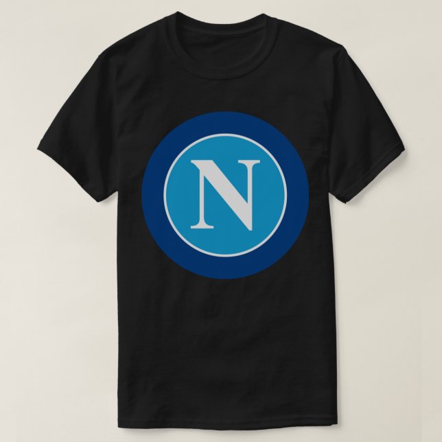 SSC Napoli Serie A Italien Team Logotyp Essential  T Shirt (Design framsida)