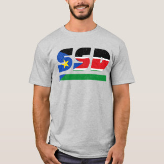 SSD South Sudan African ISO Code 3166 T Shirt