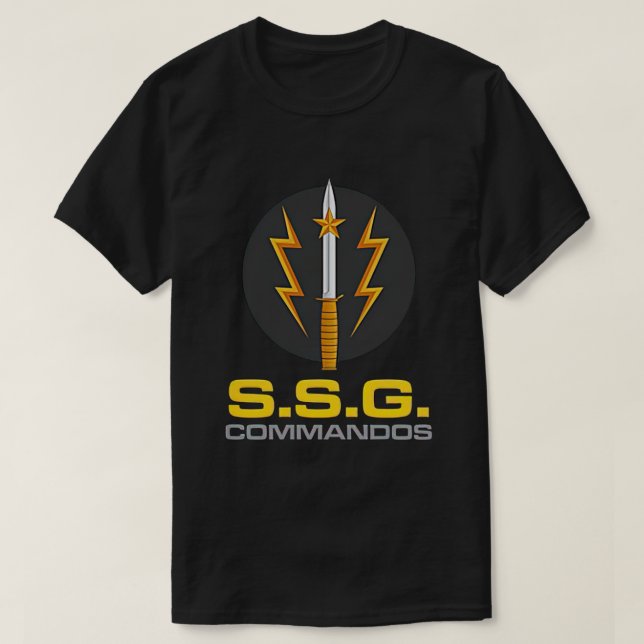 SSG Commandos Pakistan Army Speciell Forces T Shirt (Design framsida)