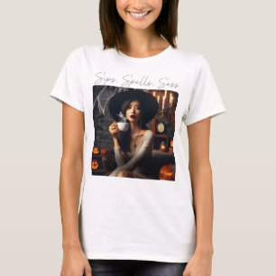 Ssips, Spådomar, Sass - Chic Halloween-kaffekaffe T Shirt