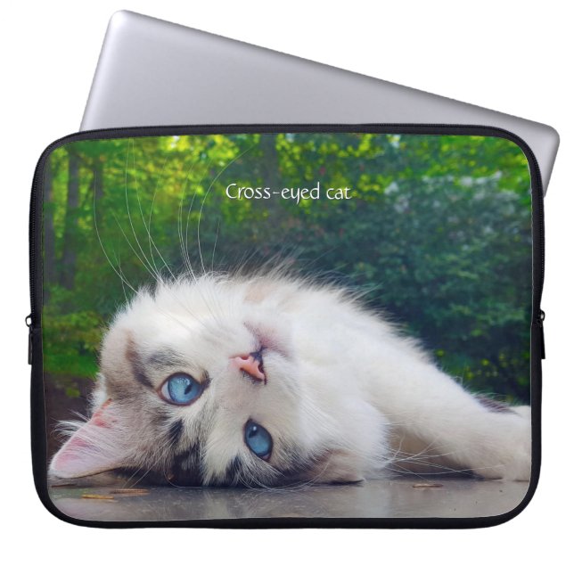 Sskelögd katt laptop fodral (Framsidan)
