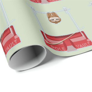 SSloth Pole Vaulting Iports Day Presentpapper