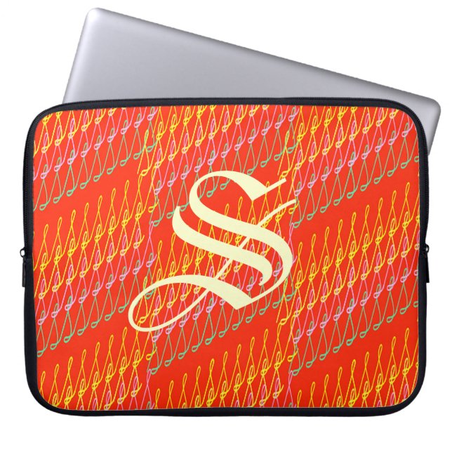 SsParade orange glöd Laptop Sleeve (Framsidan)