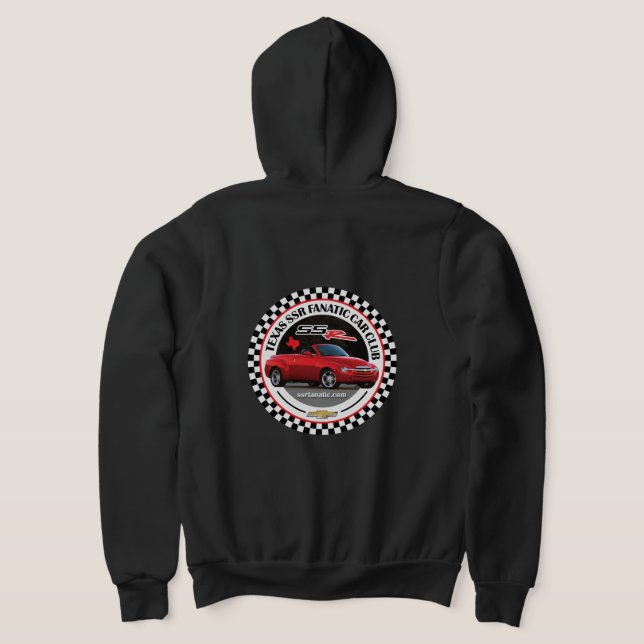 SSR Zip Hoodie T Shirt (Laydown Baksida)