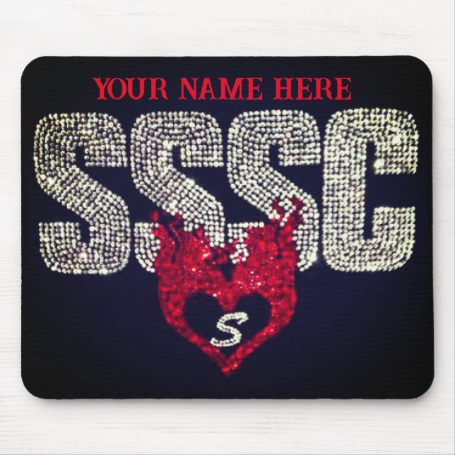 SSSC MOUSE PAD (personalize) Musmatta (Framsidan)