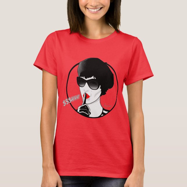 Ssshhh ! tee shirt (Framsida)
