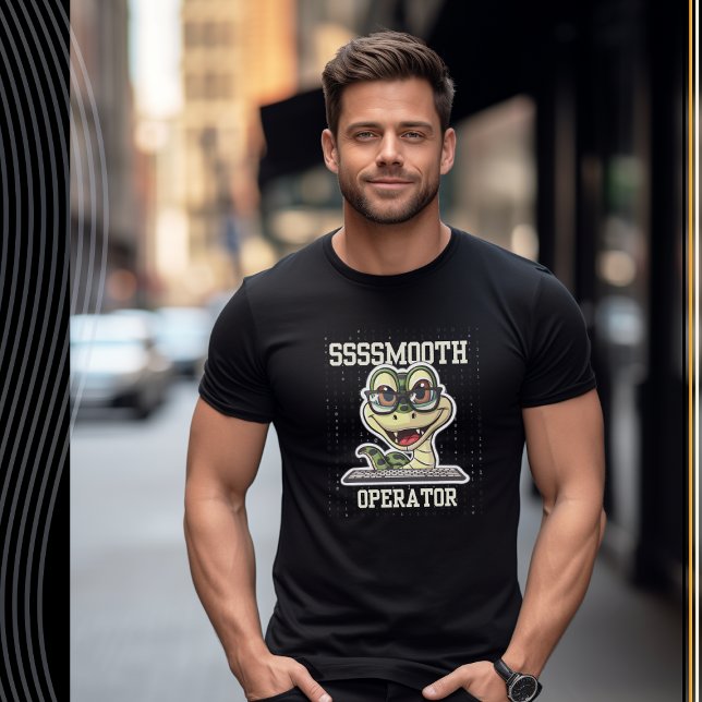 Sssjämn operator funny Snake T Shirt (Skapare uppladdad)