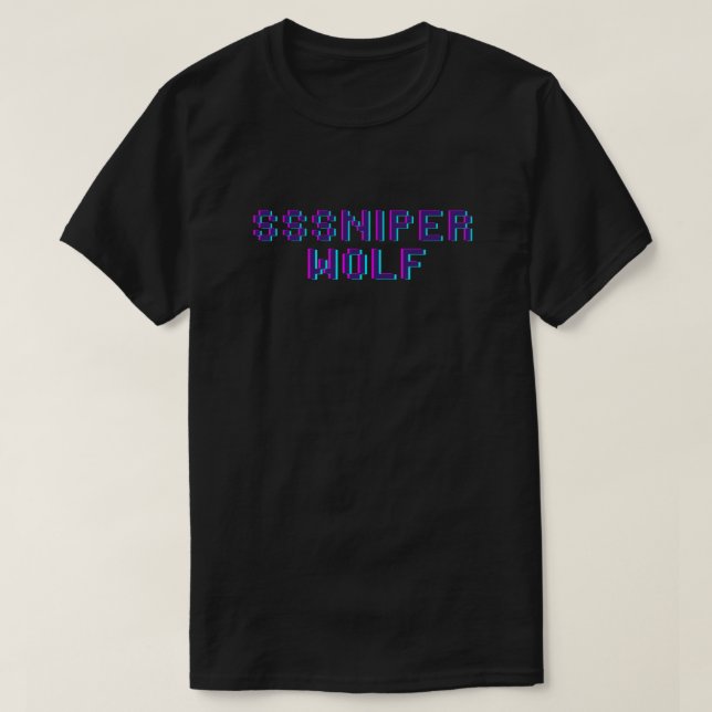SSSniperWolf T Shirt (Design framsida)