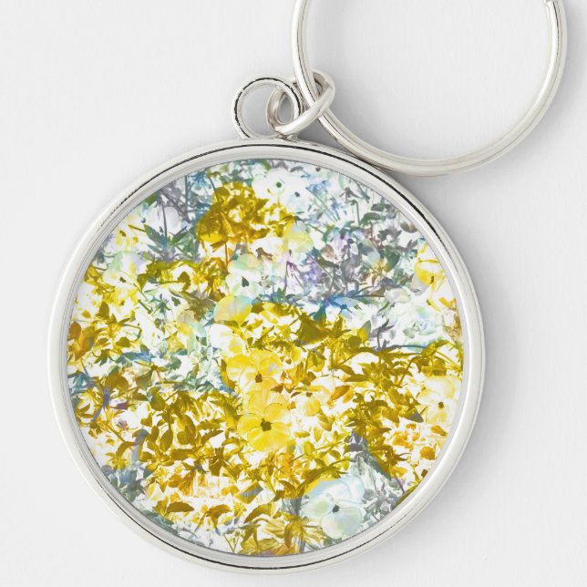 şşşşşşşşş rund silverfärgad nyckelring (Framsidan)