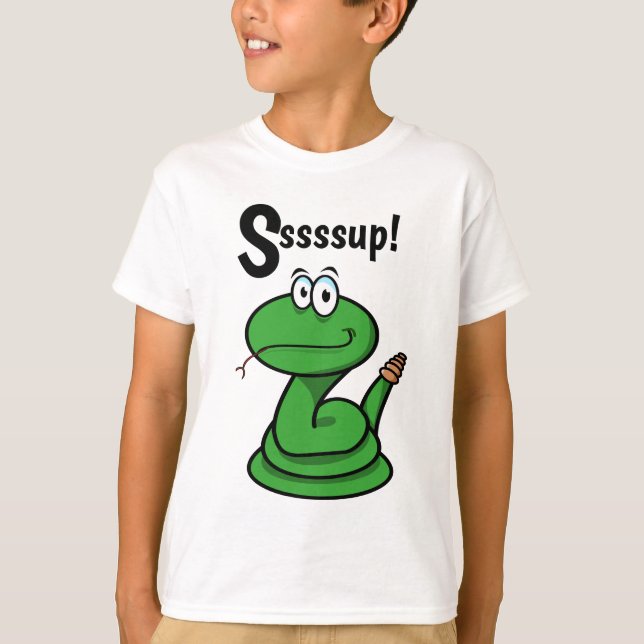 Sssssup! Orm T Shirt (Framsida)