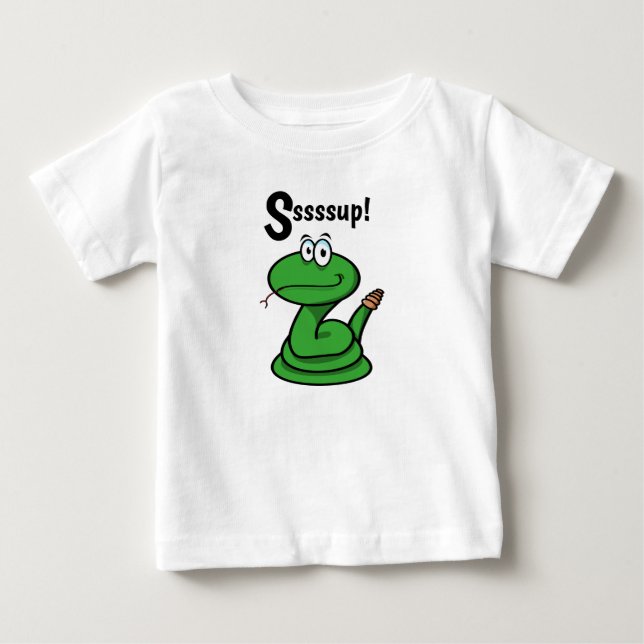 Sssssup! Orm T Shirt (Framsida)