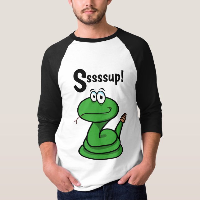 Sssssup! Orm T Shirt (Framsida)