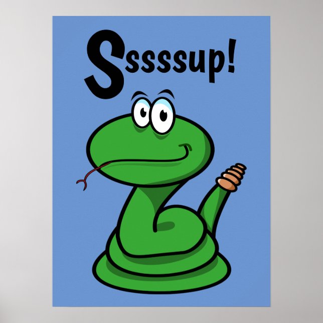 Sssssup! Snake Poster (Framsidan)