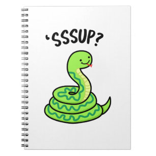 Sssup Rolig Väsande Orm Puns Anteckningsbok