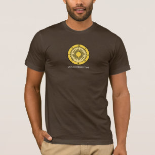 SST-Logotyp och Slogan T-Shirt för Mörk Färg