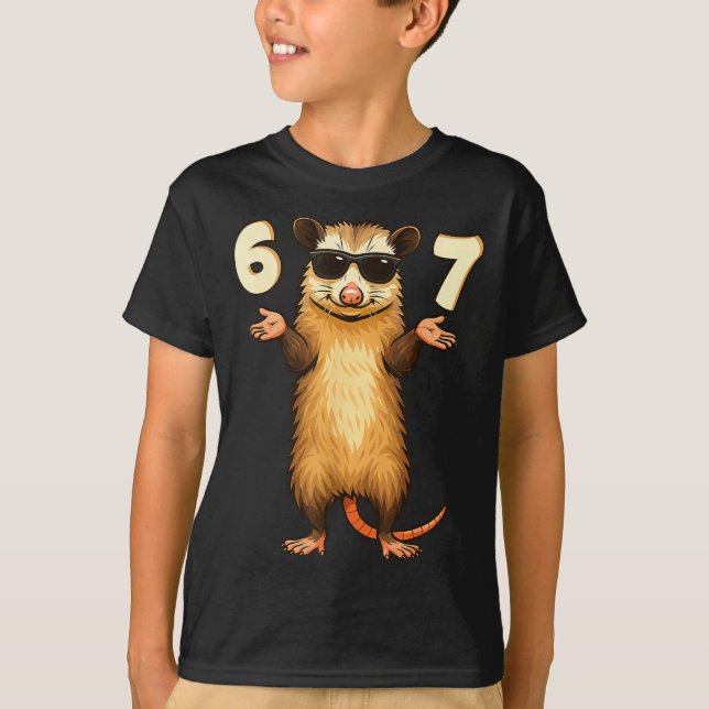 Ssum 67 Hand Motion Meme Funny Kids Teens Gen Alph T Shirt (Framsida)