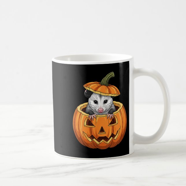 Ssum Pumpkin - Funny Halloween  Kaffemugg (Höger)