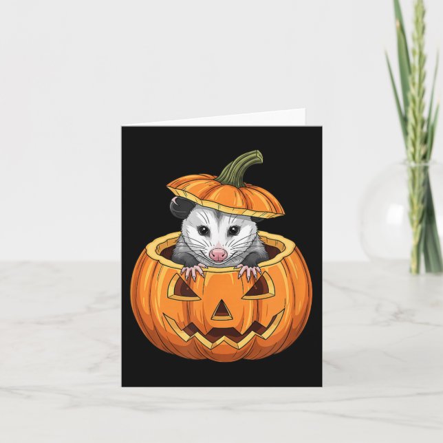 Ssum Pumpkin - Funny Halloween  Kort (Framsida)
