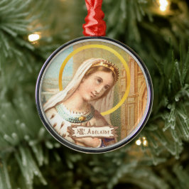 St. Adelaide, Heliga Roman Empress (LT 03) Julgransprydnad Metall