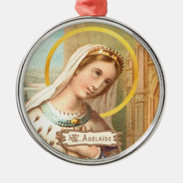 St. Adelaide, Heliga Roman Empress (LT 03) Julgransprydnad Metall