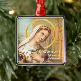 St. Adelaide, Heliga Roman Empress (LT 03) Julgransprydnad Metall