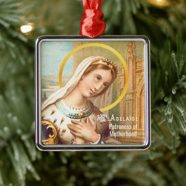 St. Adelaide, Heliga Roman Empress (LT 03) Julgransprydnad Metall (Träd)