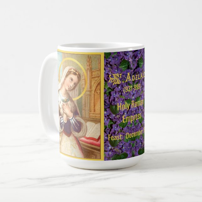 St. Adelaide, Heliga Roman Empress (LT 03) Kaffemugg (Framsida vänster)