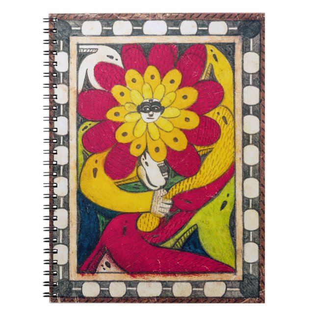 St. Adolf-Throne, Ansikte-Flower | Adolf Wö lfli  Anteckningsbok (Framsidan)