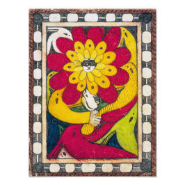 St. Adolf-Throne, Ansikte-Flower | Adolf Wö lfli  Fototryck