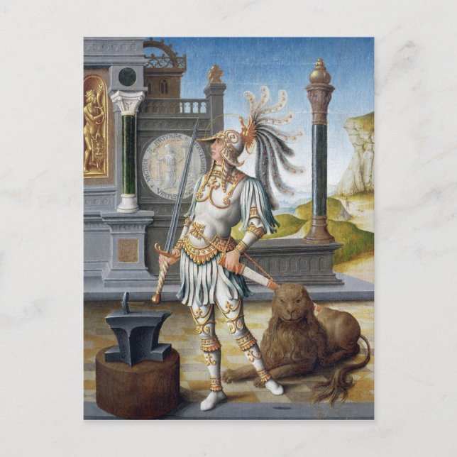 St. Adrian i Armor i ett öppet landskap Vykort (Framsida)