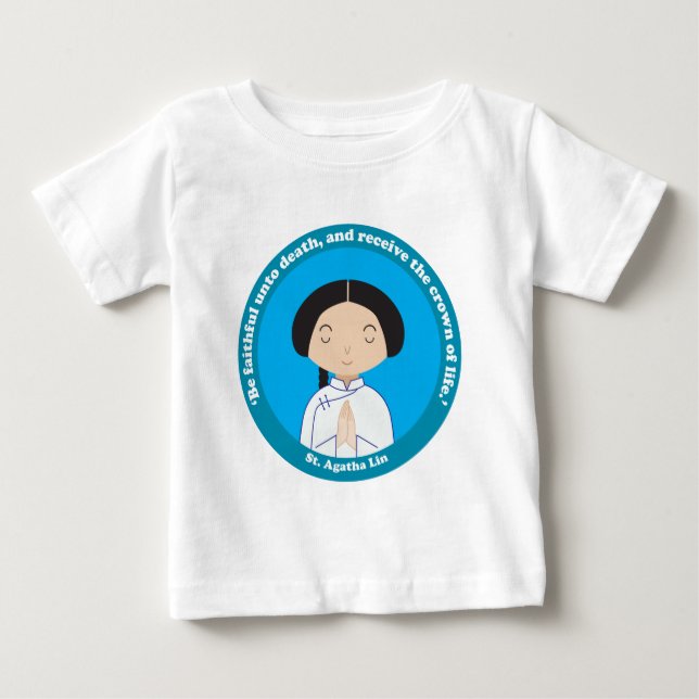 St. Agatha Lin T Shirt (Framsida)