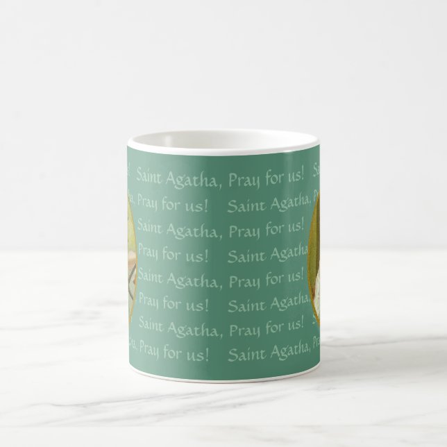 St. Agatha (M 003) 11 oz. Kaffe Mugg 2 (Center)