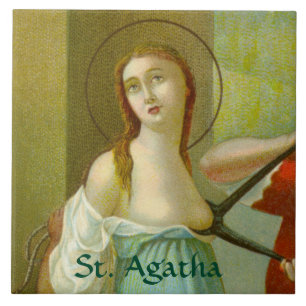 St. Agatha (M 003) Kakelplatta