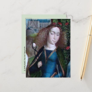St. Agatha of Sicily (uppgifter; M 070) Vykort