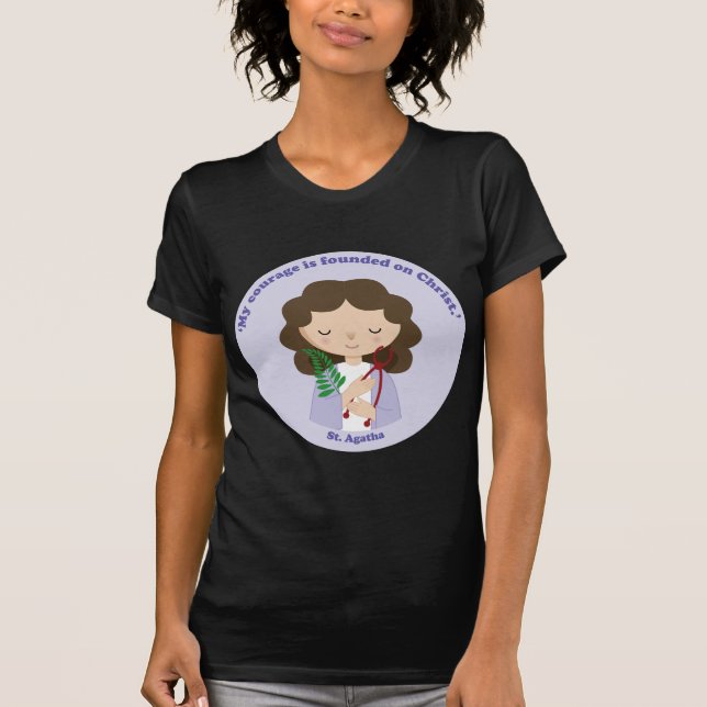 St. Agatha T-shirt (Framsida)