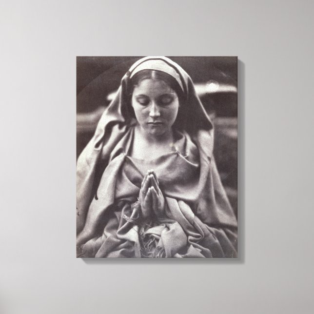 St. Agnes (albumen print) Canvastryck (Framsida)