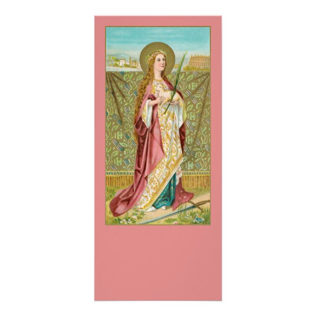 St. Agnes of Rom (BC 01) Reklamkort (Framsidan)