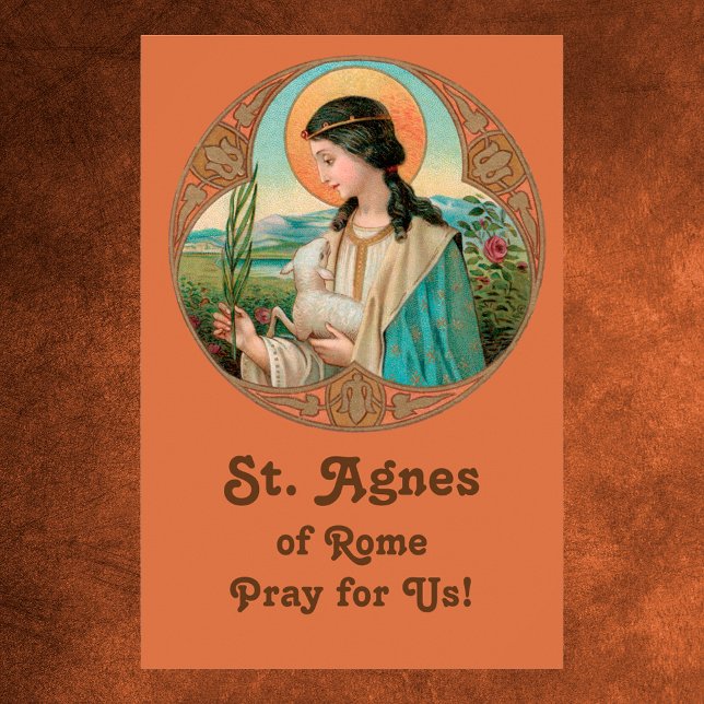 St. Agnes of Rom (BK 006) 24"x36" Poster (Skapare uppladdad)
