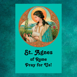 St. Agnes of Rom (BK 006) 24"x36" Poster