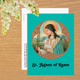 St. Agnes of Rom (BK 006) Vykort