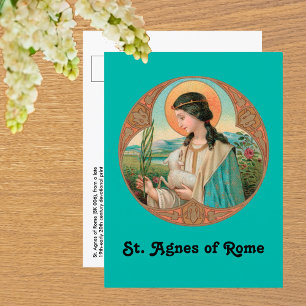 St. Agnes of Rom (BK 006) Vykort