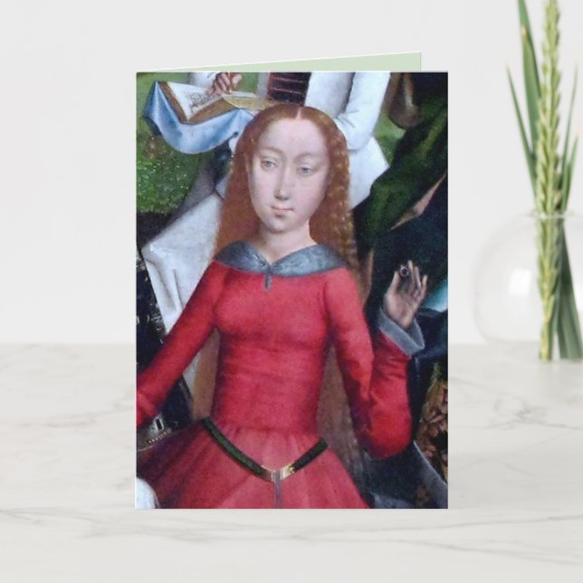 St. Agnes of Rom (detalj; M 070) Card Kort (Framsida)