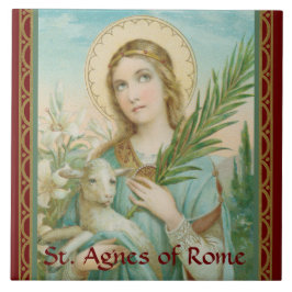 St. Agnes of Rom (MH 01) Kakelplatta