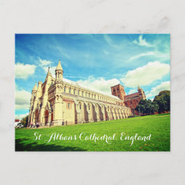 St Albans Cathedral, England, vycard Vykort