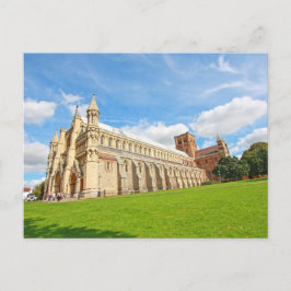 St Albans Cathedral, England, vycard Vykort