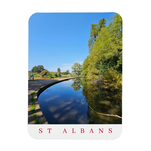 St Albans Verulamium Park visa kylmagnet Magnet (Vertikal)