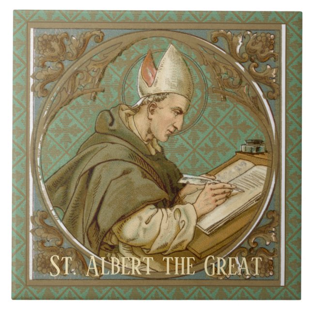 St. Albert the Underbar (BK 013) Tile 2 Kakelplatta (Framsidan)