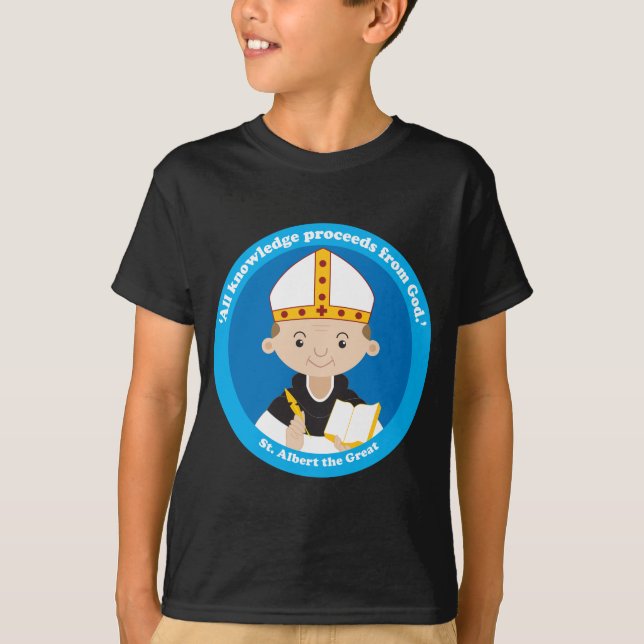 St. Albert Underbaren T Shirt (Framsida)